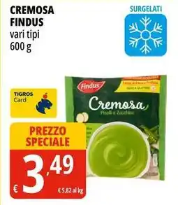Tigros Cremosa FINDUS offerta
