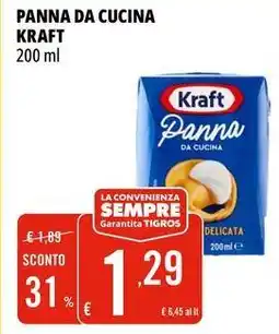 Tigros Panna da cucina KRAFT offerta