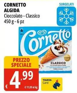 Tigros Cornetto ALGIDA offerta
