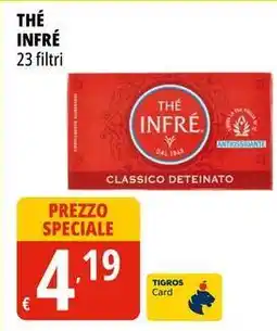 Tigros THÉ INFRÉ 23 filtri offerta