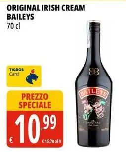 Tigros Original irish cream BAILEYS offerta