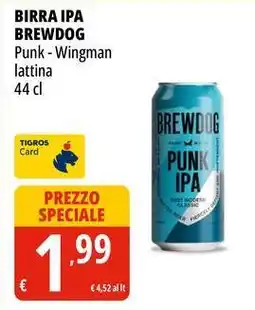 Tigros Birra ipa BREWDOG offerta