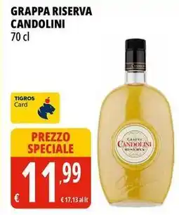 Tigros Grappa riserva CANDOLINI offerta