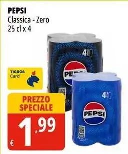 Tigros PEPSI Classica - Zero offerta