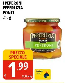 Tigros I peperoni peperlizia PONTI offerta