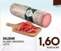 Gran Risparmio Galbani salame ungherese letto offerta