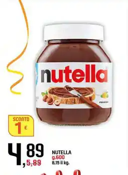 Famila Superstore Nutella offerta