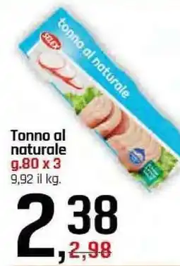 Famila Superstore Tonno al naturale SELEX offerta
