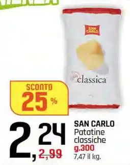 Famila Superstore SAN CARLO Patatine classiche offerta