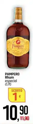 Famila Superstore PAMPERO Rhum especial offerta