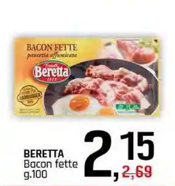 Famila Superstore BERETTA Bacon fette offerta