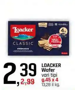 Famila Superstore LOACKER Wafer offerta