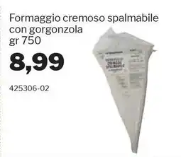 GrosMarket Formaggio cremoso spalmabile con gorgonzola offerta