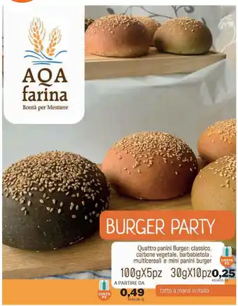 AQA farina Burger party