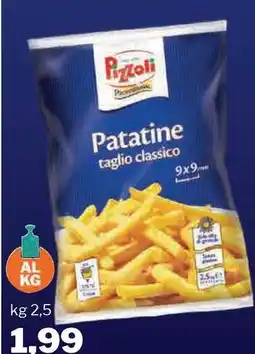 GrosMarket Pizzoli Patatine taglio classico offerta