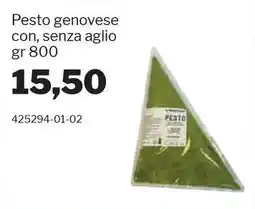 GrosMarket Pesto genovese con, senza aglio offerta