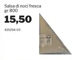 GrosMarket Salsa di noci fresca offerta