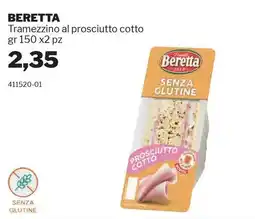 GrosMarket BERETTA Tramezzino al prosciutto cotto offerta