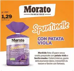 GrosMarket Morato spuntinelle con patata viola offerta