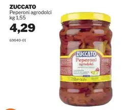 GrosMarket ZUCCATO Peperoni agrodolci offerta