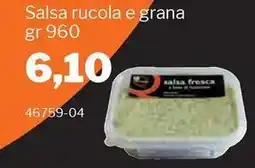 GrosMarket Salsa rucola e grana offerta