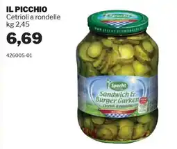 GrosMarket IL PICCHIO Cetrioli a rondelle offerta