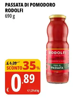Tigros Passata di pomodoro RODOLFI offerta