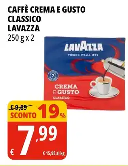 Tigros Caffè crema e gusto classico LAVAZZA offerta