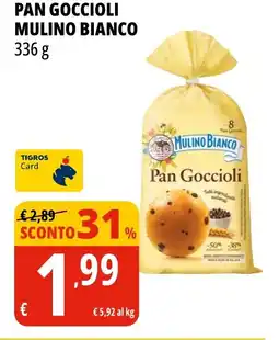Tigros Pan goccioli MULINO BIANCO offerta