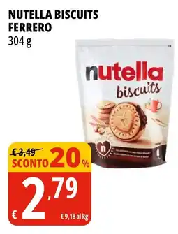Tigros Nutella biscuits FERRERO offerta