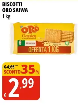 Tigros Biscotti ORO SAIWA offerta