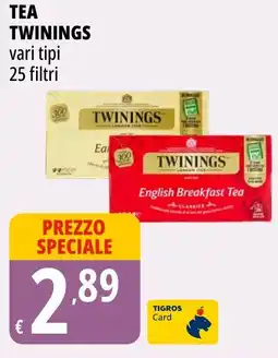Tigros Tea TWININGS offerta