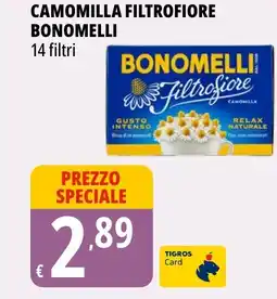 Tigros Camomilla filtrofiore BONOMELLI offerta
