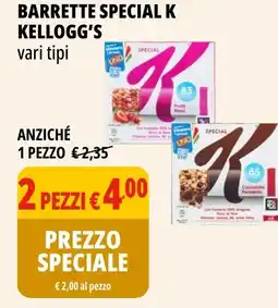 Tigros Barrette special K KELLOGG'S offerta