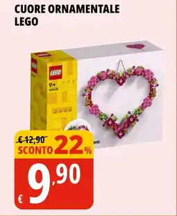Tigros Cuore ornamentale LEGO offerta