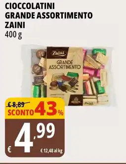 Tigros Cioccolatini grande assortimento ZAINI offerta