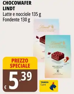 Tigros Chocowafer LINDT offerta