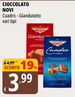 Tigros Cioccolato NOVI offerta