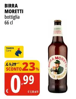 Tigros Birra MORETTI offerta