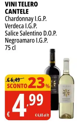 Tigros Vini telero CANTELE offerta