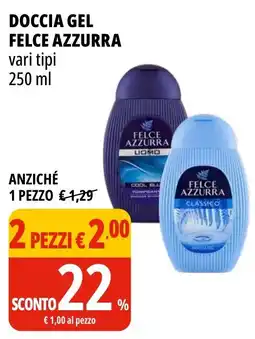 Tigros Doccia gel FELCE AZZURRA offerta