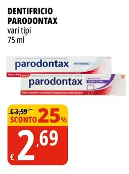 Tigros Dentifricio PARODONTAX offerta