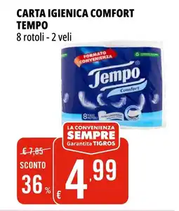 Tigros Carta igienica comfort TEMPO offerta