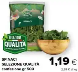 Oasi Spinaci selezione qualità offerta