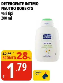 Tigros Detergente INTIMO offerta
