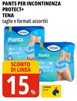 Tigros Pants per incontinenza protect+ TENA offerta