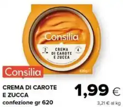 Oasi Consilia Crema di carote e zucca offerta