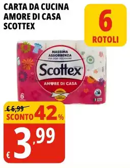 Tigros Carta da cucina amore di casa SCOTTEX offerta