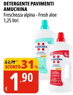 Tigros Detergente pavimenti AMUCHINA offerta