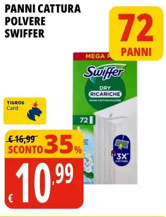 Tigros Panni cattura polvere SWIFFER offerta